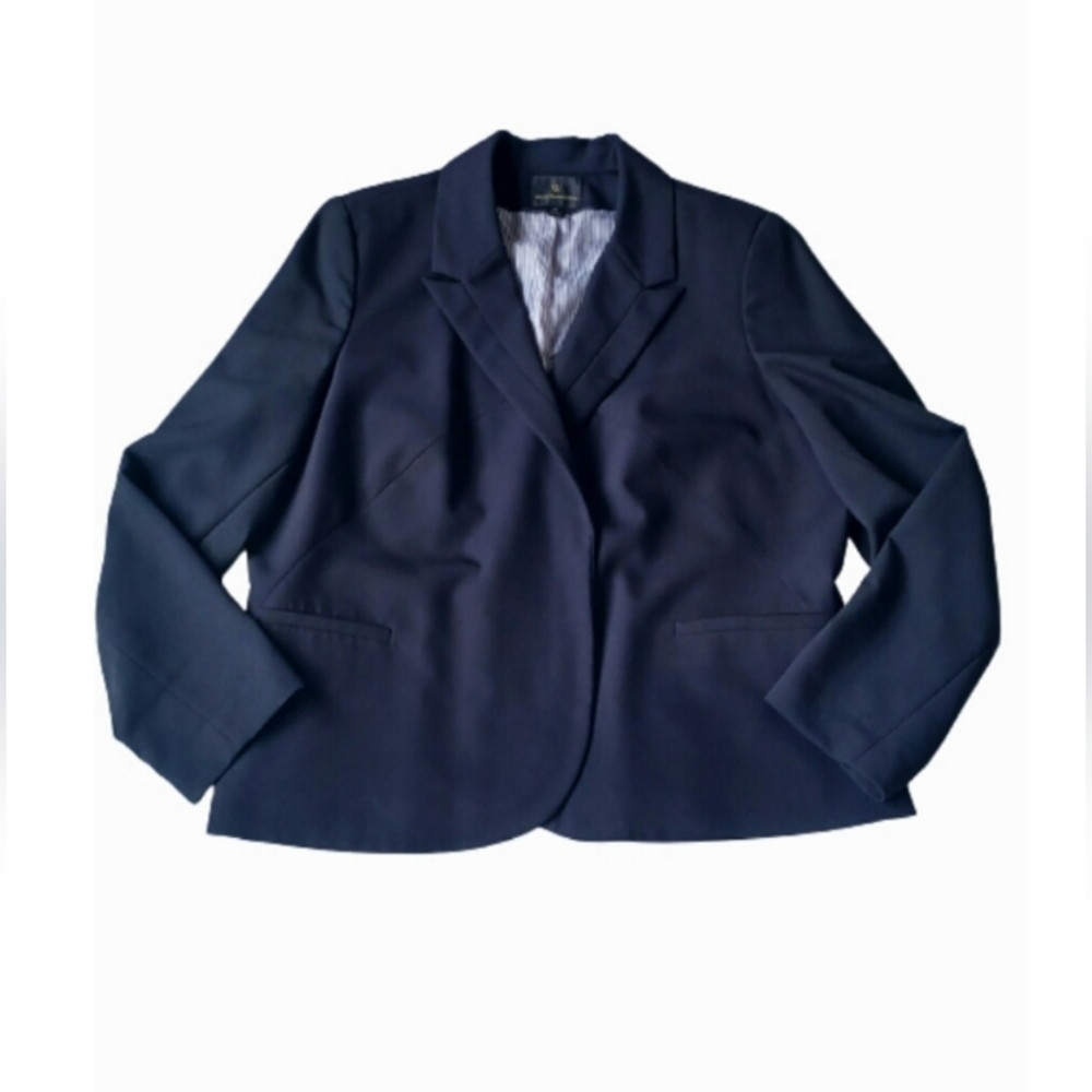 Worthington Women's Open Black Blazer Size 2X